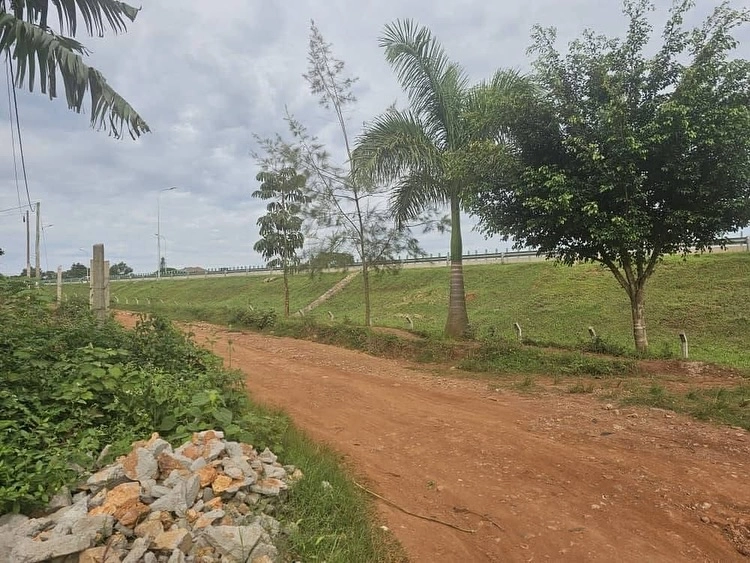 Boundary view of the land